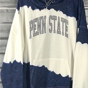 Penn State Navy and White women’s hoodie